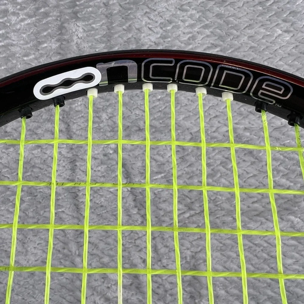 Wilson nCode n5 Force Tennis Racquet 4 1/2 Grip Adult Racket Strung Red Black